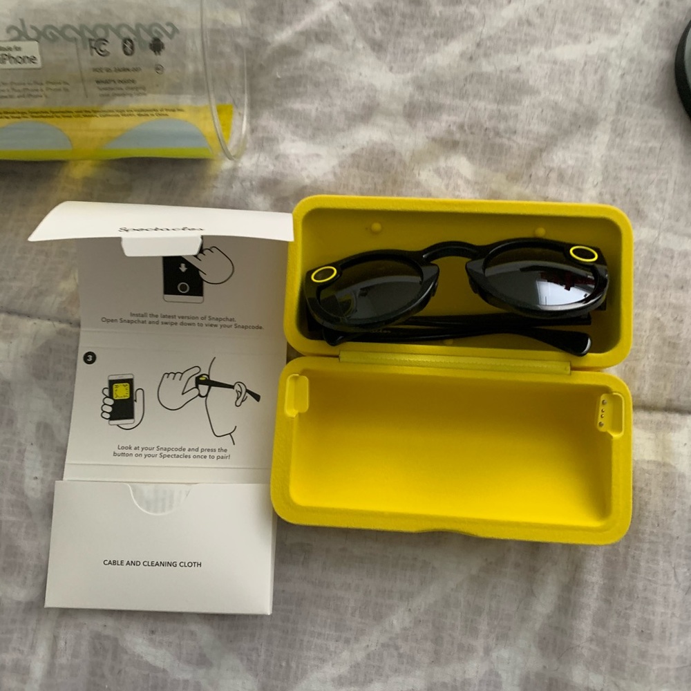 Snapchat spectacles in case